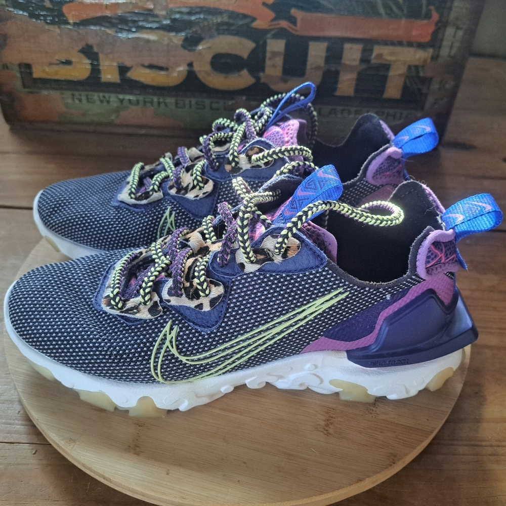 Nike React Vision By You Womens Custom Running Shoes Sneakers Size 9 CT3618 991